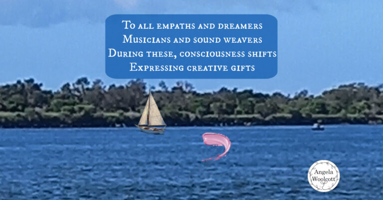ballina river poem poem featured Photo of Ballina River Australia, with positive poem quote.