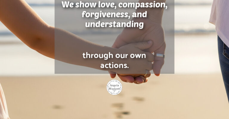 beach parent child holding hands quote featured.jpg Photo of a parent and child holding hands at the beach with a positive quote.